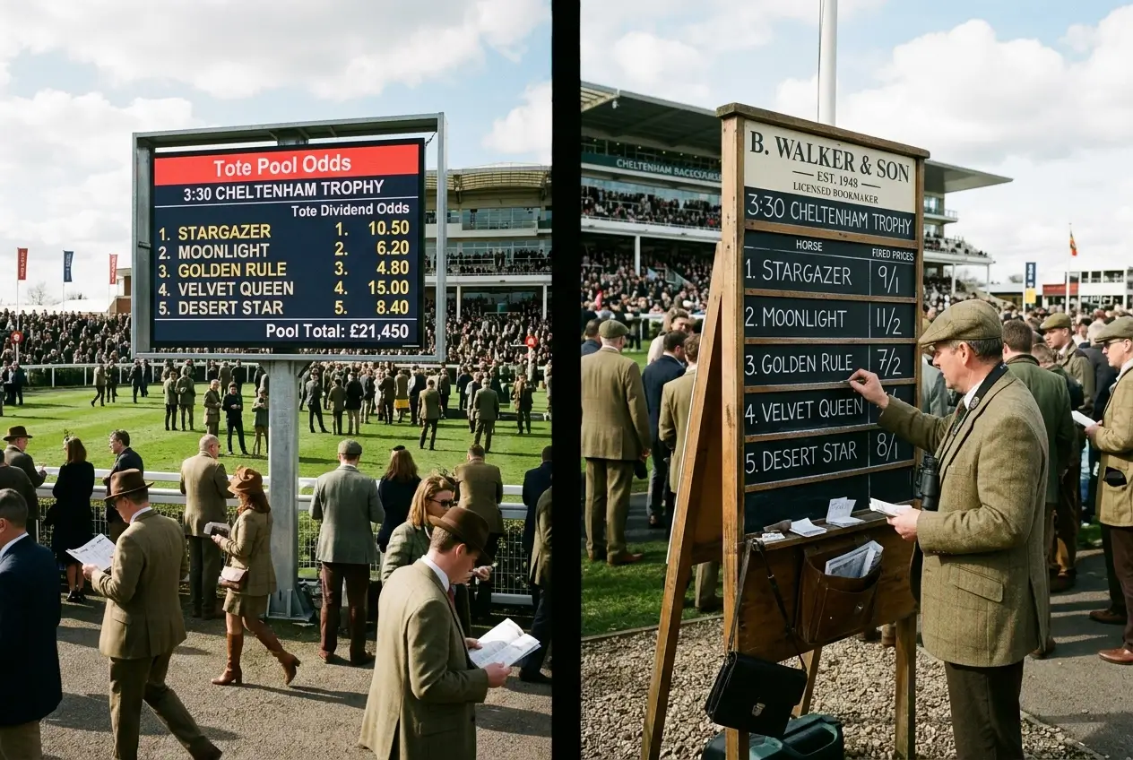 Race card with Quadpot selection form showing four nominated races with runners listed